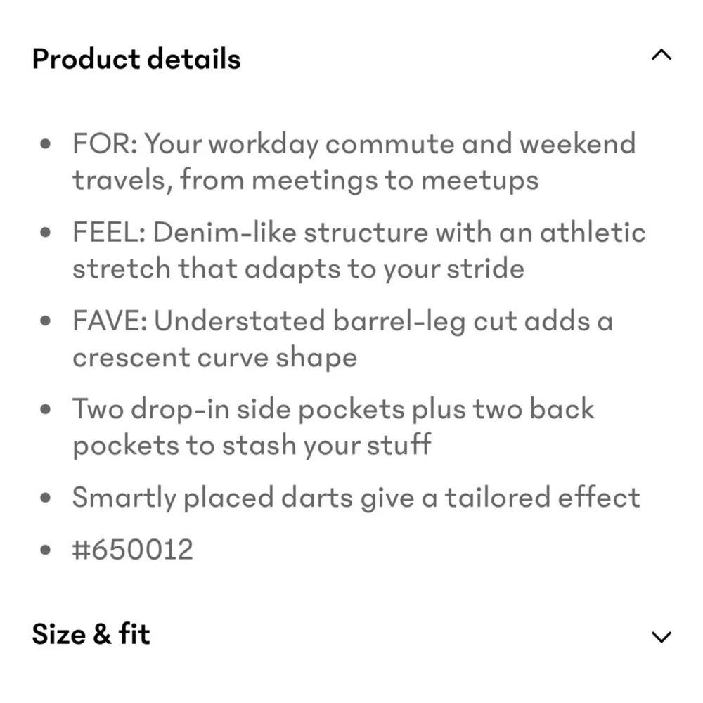 Athleta Skyline High Rise Barrel Leg Pants - Picture 10 of 11